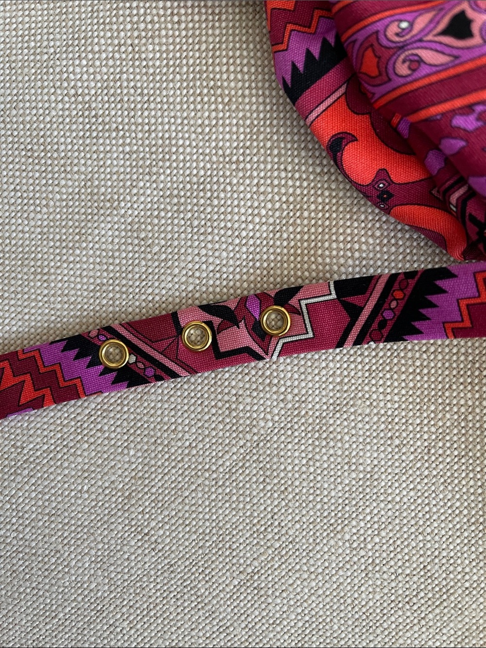 Emilio Pucci Pink & Black Geometric Long Sleeve Midi Dress with belt NEW - Picture 10 of 16
